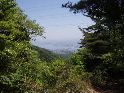 パノラマ台からの眺望。
