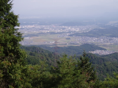 頂上からの景色
