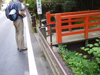 ここから、鞍馬寺へ行けます。
