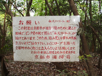 連続して環境を観察するための区域だそうです。
管理が清掃局というのが、わからない。