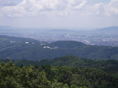 2010/07/17 11:56:22 山頂からの景色 将軍塚