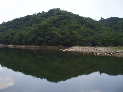 水は結構きれいで、小魚が泳いでいました。