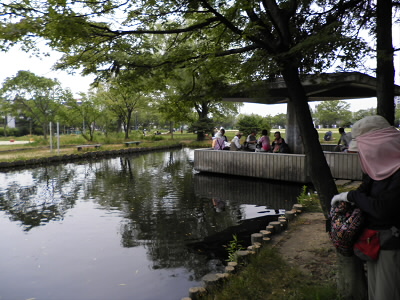 ここで、一休みをしました。