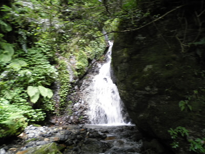 滝に下りると、一気に気温が下がって、気持が良かったです。

どうも、GPSとマップがずれている。
