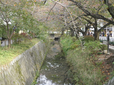 観光客がいっぱいで、哲学の道が歩きづらかったです。名物のアイスキャンディーを食べて、一路山科へ