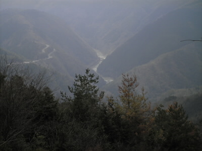 保津峡が良く見えます。