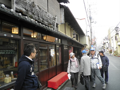 古い町屋が残っています。