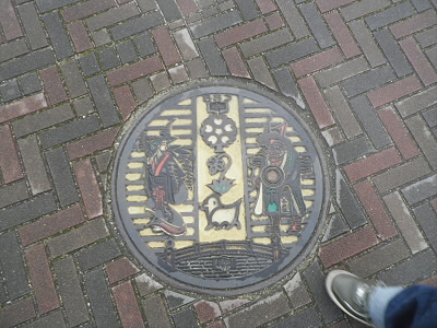 旧江若鉄道の跡地を遊歩道にしています。