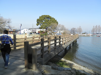 膳所公園城跡公園の出口