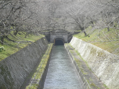 疎水の取り入れ口。