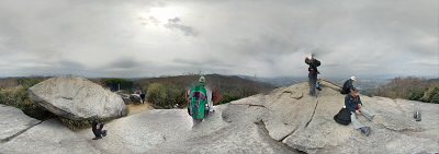 2013/03/23 14:57:00 交野山山頂　観音岩　パノラマ