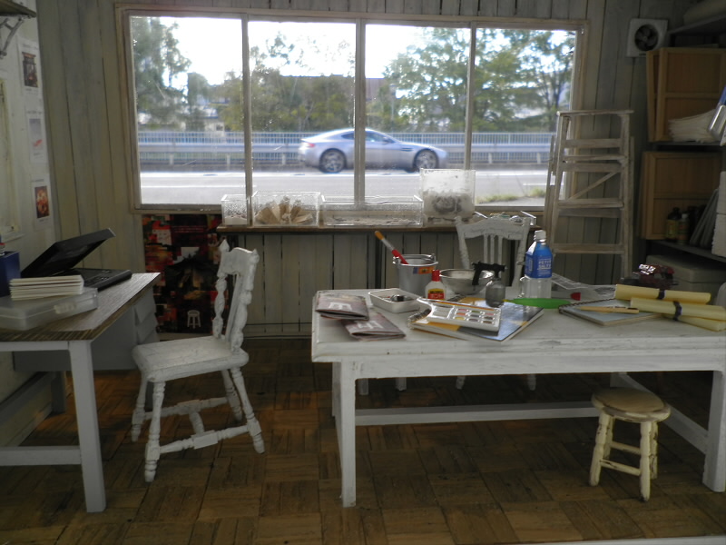 山とは関係ないですが、帰りにこんな部屋が展示していました。