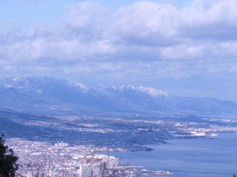 途中の鉄塔からの遠景。