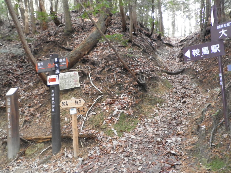 どんだけ道に迷うのかというほどの道標。
鞍馬までは１５，６分というところです。