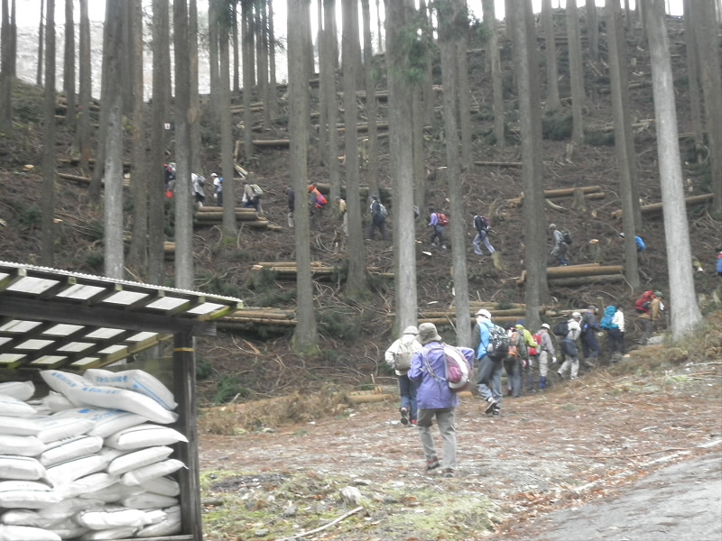 本日のハイライト。
この坂を一気に上ります。