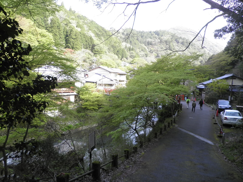 バス停からは、こちらの道へ行くと近いような。
駐車場の横にはトイレがあるので、必要な時はそちらがいいと思います。