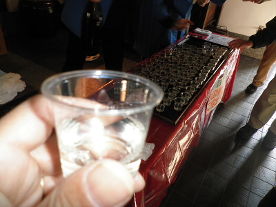 黄桜の大吟醸の試飲です。