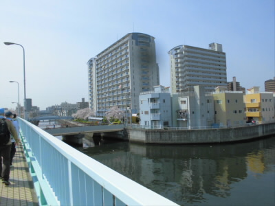 寝屋川とつながっているとこです。