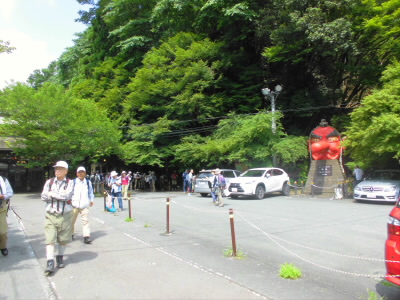 毎度、毎度の鞍馬駅。
今回は、一斉スタートではなく、受付後、準備ができ次第に各自スタートでした。