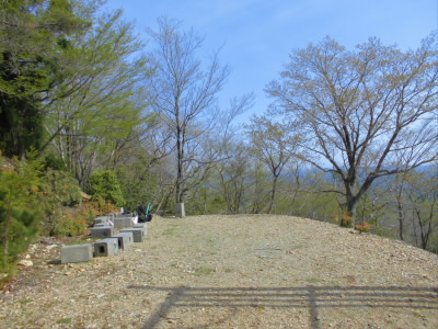 この左上に三角点があります。