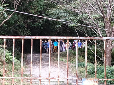 搬出の訓練だそうです。