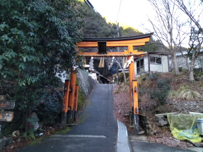 ここから山登りになります。