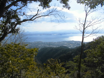 この道で一番景色がいいとこ鴨しれない。