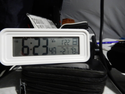 2023/01/22 06:24:56 朝は寒い