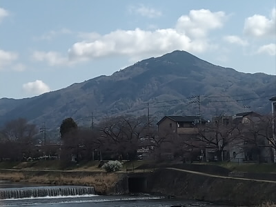 比叡山がきれいに見えていました。
晴れていて、空気が澄んでいたようです。
